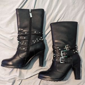 Ladies Biker Boots